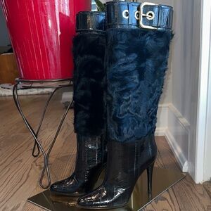 Dolce & Gabbana "Mongolian lamb boots"